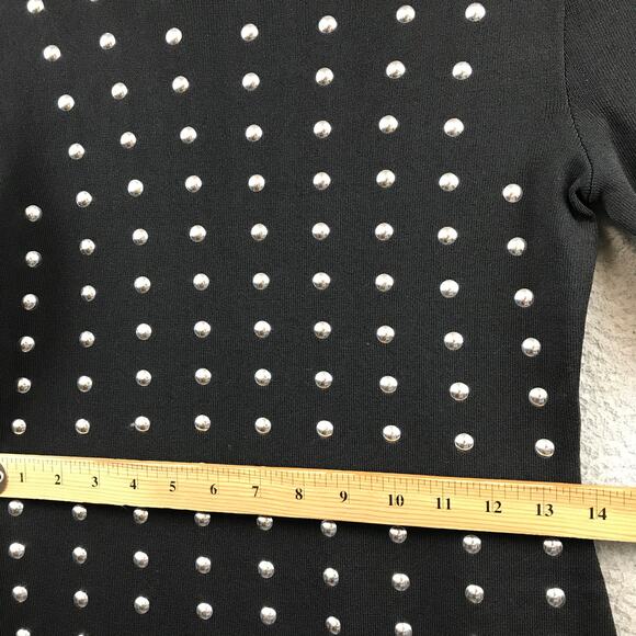New International Concepts Black Silver Studded Dress SZ small - Picture 4 of 11